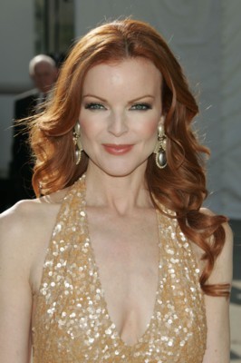 Marcia Cross poster with hanger
