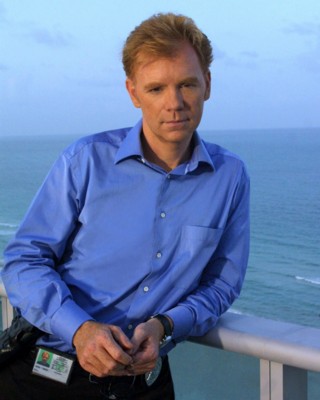 David Caruso poster with hanger