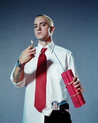Eminem poster with hanger