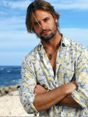 Josh Holloway poster with hanger