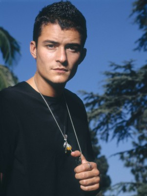Orlando Bloom poster with hanger