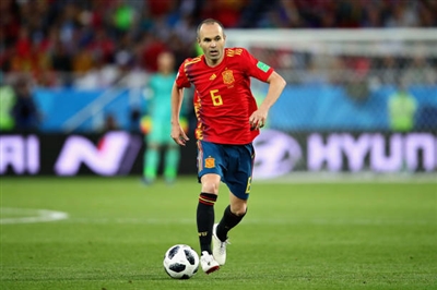 Andres Iniesta canvas poster