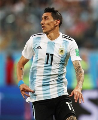 Angel Di Maria wooden framed poster