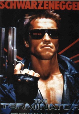 Arnold Schwarzenegger poster with hanger