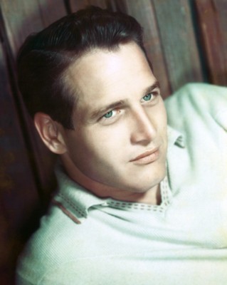 Paul Newman poster with hanger