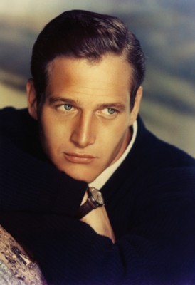 Paul Newman poster with hanger