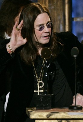 Ozzy Osbourne poster with hanger