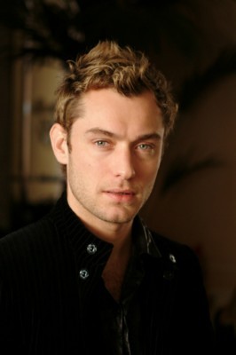 Jude Law poster with hanger