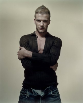 David Beckham wooden framed poster