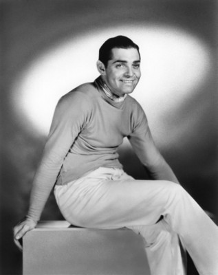 Clark Gable poster with hanger