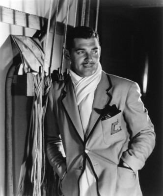 Clark Gable poster with hanger