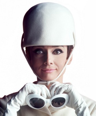 Audrey Hepburn poster with hanger