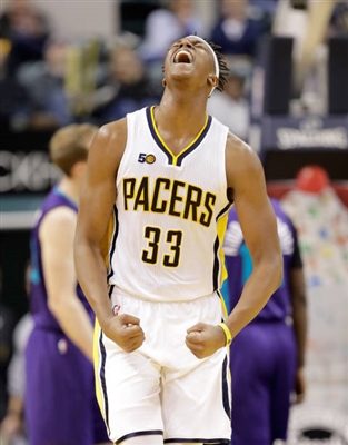 Myles Turner poster with hanger