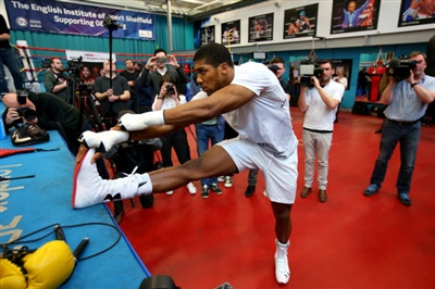 Anthony Joshua metal framed poster