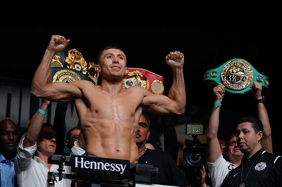 Gennady Golovkin poster with hanger