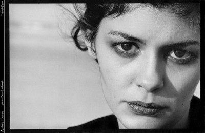 Audrey Tautou wooden framed poster