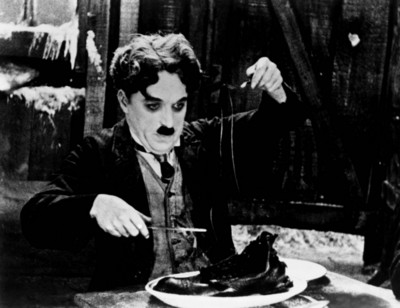 Charlie Chaplin wood print