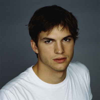 Ashton Kutcher wooden framed poster
