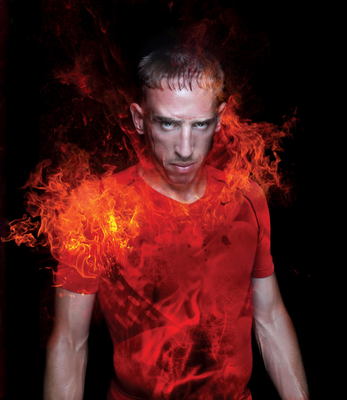 Franck Ribery poster with hanger
