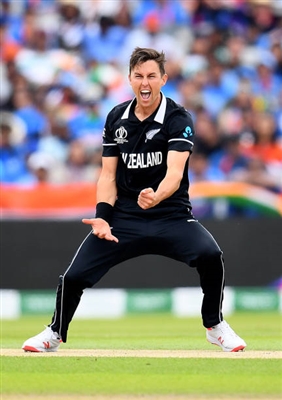 Trent Boult poster with hanger