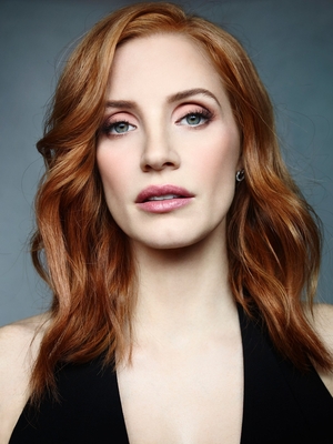 Jessica Chastain poster with hanger