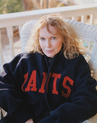 Mia Farrow sweatshirt
