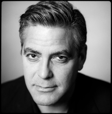 George Clooney wooden framed poster