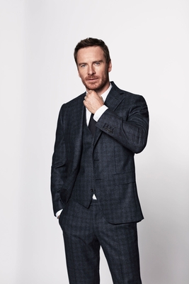 Michael Fassbender poster with hanger