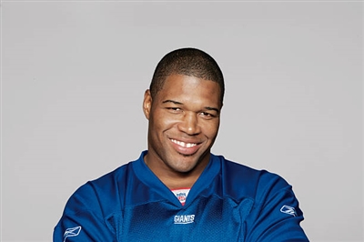 Michael Strahan poster with hanger