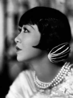 Anna May Wong poster with hanger