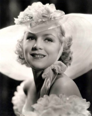 Claire Trevor poster with hanger