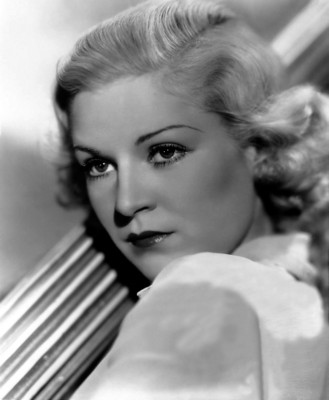Claire Trevor poster with hanger