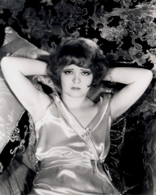Clara Bow poster with hanger