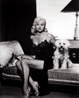Diana Dors poster with hanger