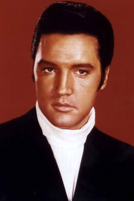 Elvis Presley poster with hanger