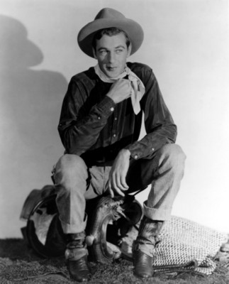 Gary Cooper poster with hanger