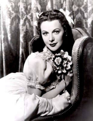 Hedy Lamarr metal framed poster