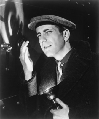 Humphrey Bogart poster with hanger