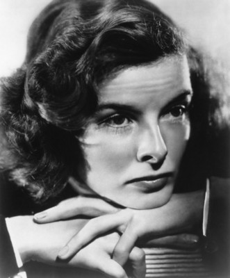 Katharine Hepburn poster with hanger