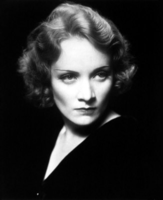 Marlene Dietrich metal framed poster