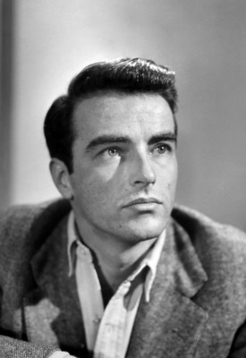 Montgomery Clift metal framed poster