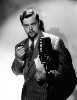 Orson Welles poster with hanger