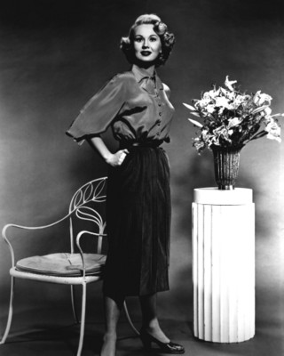 Virginia Mayo poster with hanger