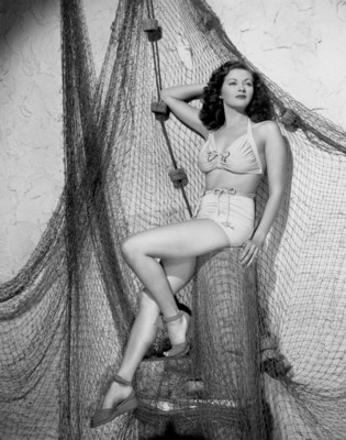 Yvonne De Carlo poster with hanger