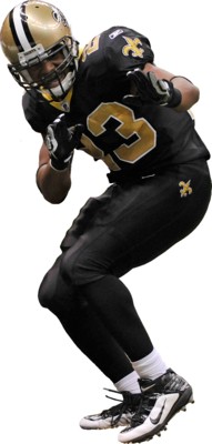 Pierre Thomas poster with hanger