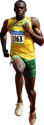 Usain Bolt canvas poster