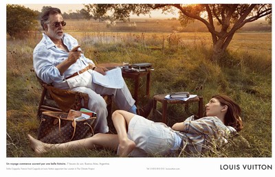 Louis Vuitton Advertising Poster Stock Photo - Download Image Now