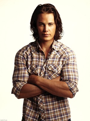 Taylor Kitsch poster with hanger