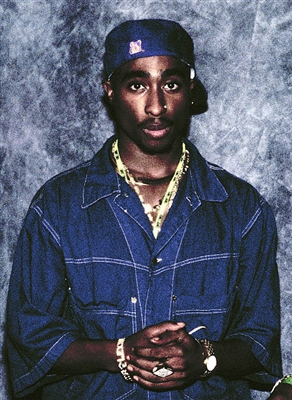 Tupac Shakur metal framed poster