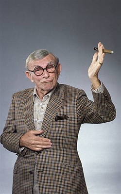 George Burns poster with hanger